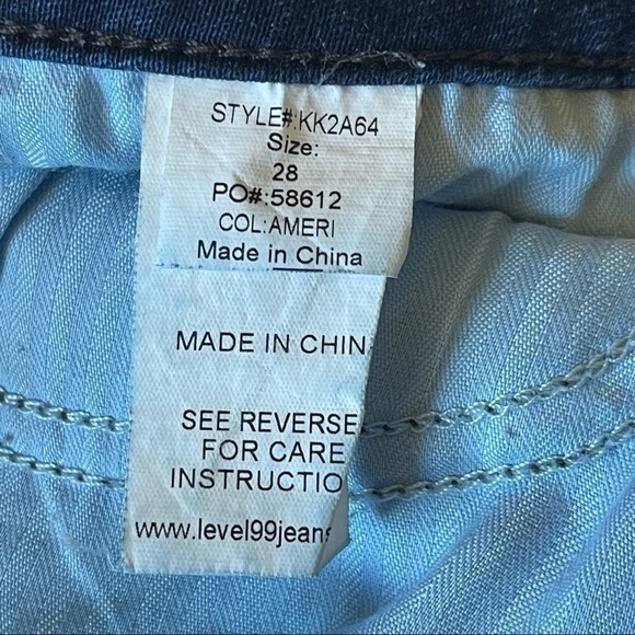 Level 99 Mid-Rise Liza Skinny Liza jeans size 28 GUC sold at Anthropologie - Picture 10 of 12